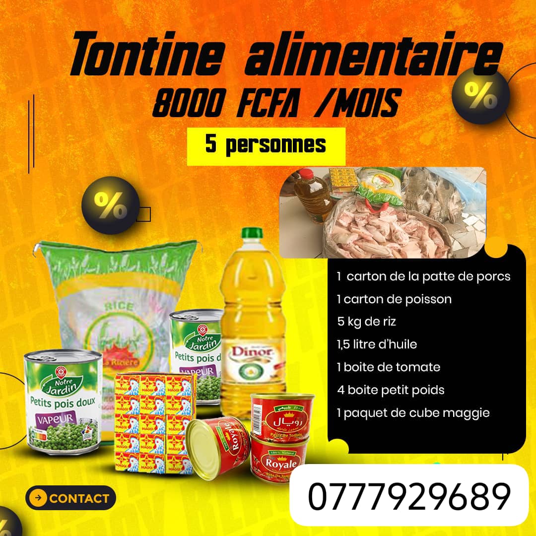 Tontine Alimentaire Premium