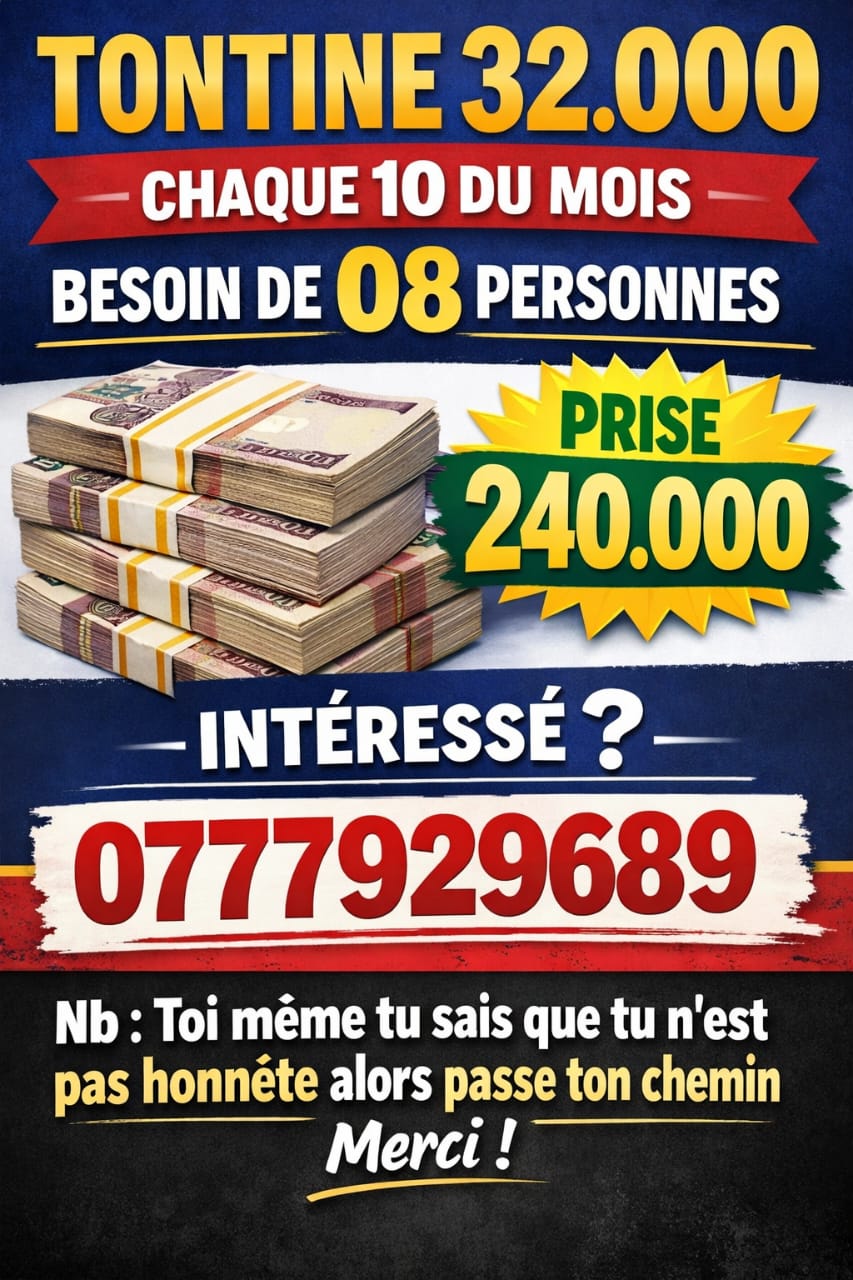 Tontine Argent 32 000F
